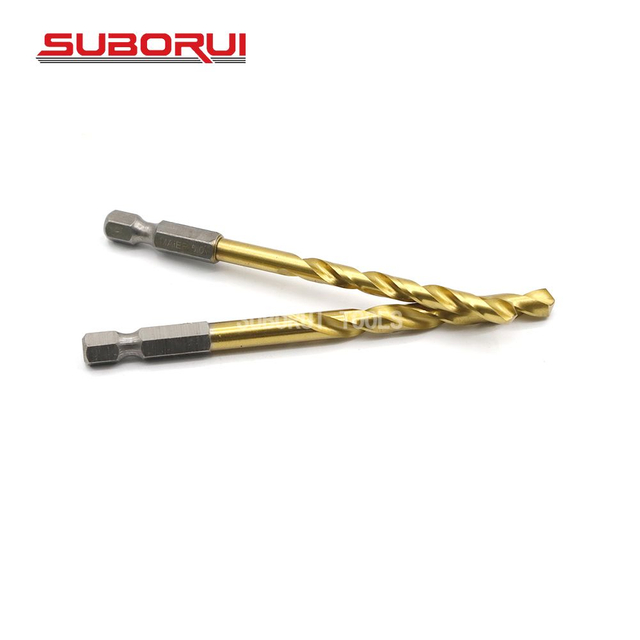  HSS Taper Connecting Hex Shank Jobber Length Drill Bits for Hard Metal