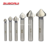 6PCS HSS Countersink Drill Bit Set for Aluminum Steel Metal