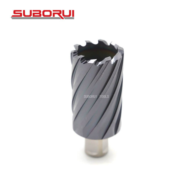 TiAlN Coated 1 Inch High Speed Steel Annular Cutter with 3/4 Inch Weldon Shank
