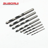 HCS Double Flutes Brad Point Wood Drill Bit for Carpenter Woodworking