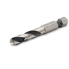 Hss 1/4" Quick Change Hex Shank Brad Point Stubby Wood Drill Bit Set 