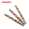 Three-Flats Shank Heavy Duty HSS Pilot Point Tip Drill Bits For Stainless Steel