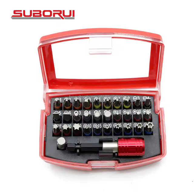 32PCS SL3 SL4 H5 H6 Screwdriver Bits Set with Quick Release And Adaptor