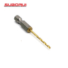  HSS Taper Connecting Hex Shank Jobber Length Drill Bits for Hard Metal