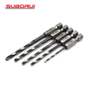  1/4 in Quick Change Hex Shank Premium Grade High Speed Steel Drill Bits 