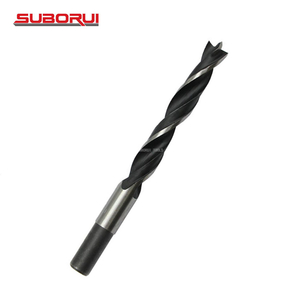 HCS Roll Forged Black & White Finishing Wood Brad Point Drill Bit