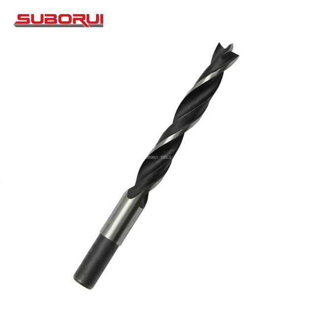 HCS Roll Forged Black & White Finishing Wood Brad Point Drill Bit