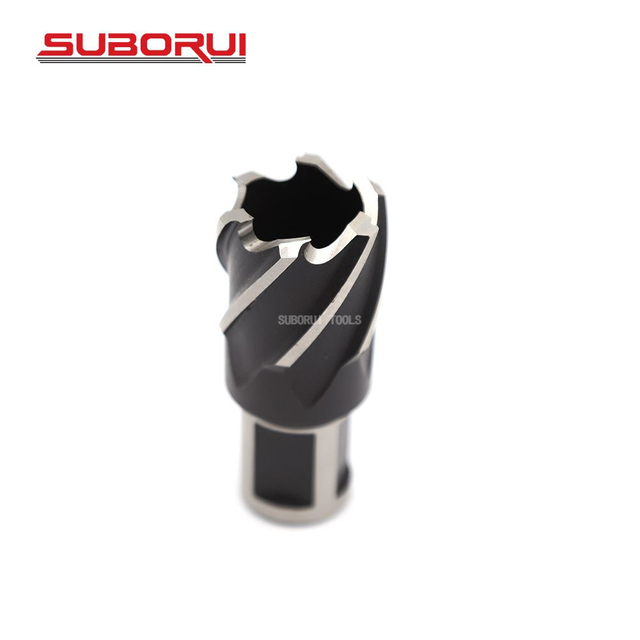 HSS 1 Inch Cutting Black Oxide Weld Flat Shank Annular Cutter Core Drill