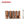 6PCS HSS TiAlSiN Annular Cutter Mag Drill Bits Kit for Magnetic Drill Press
