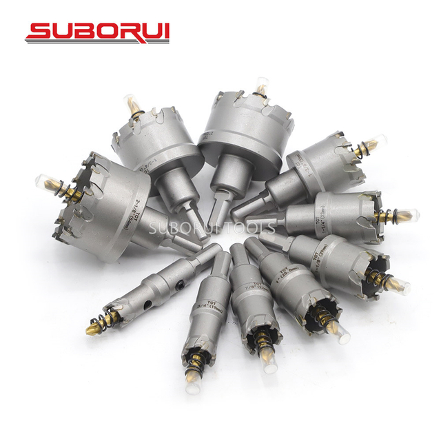 Carbide Tipped Core Drill Bit Tct Hole Saw Cutter for Metal Stainless Steel Aluminium Alloy 
