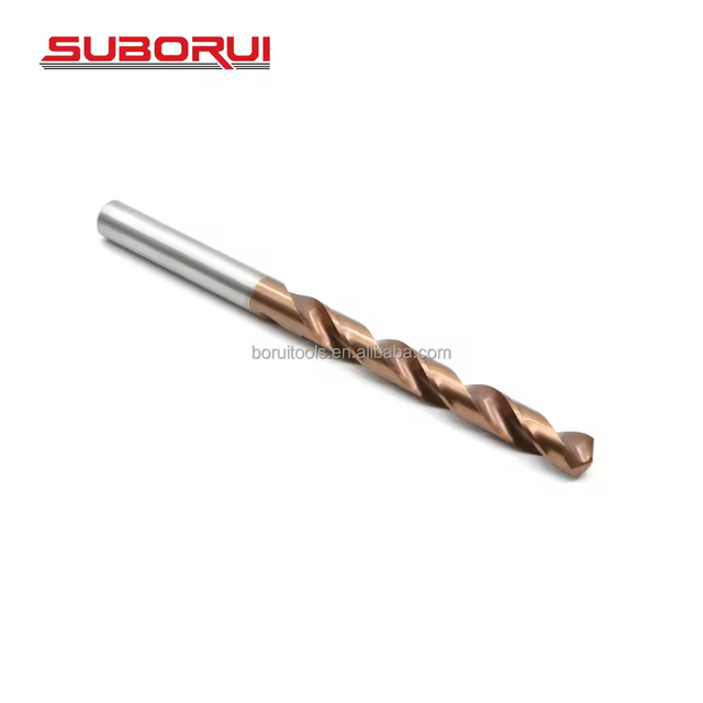 Cobalt Coating Industrial Grade HSS E 5% Cobalt Twist Drill Bit for Hardened Steel