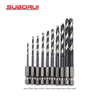135 Degree Split Point High Speed Steel Hex Shank Drill Bit Set for Metal Steel