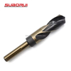 HSS 6542 M2 Silver Deming Black & Gold 1 Inch Reduced Shank Steel Twist Drill Bit