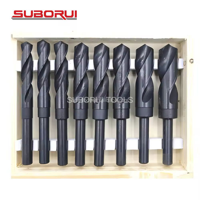 118° 1/2" Inch Shank Industrial Large Reduced Shank Twist Drill Bit Set