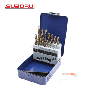 19Pcs Twist Hss 5% Co Cobalt Drill Bits Set