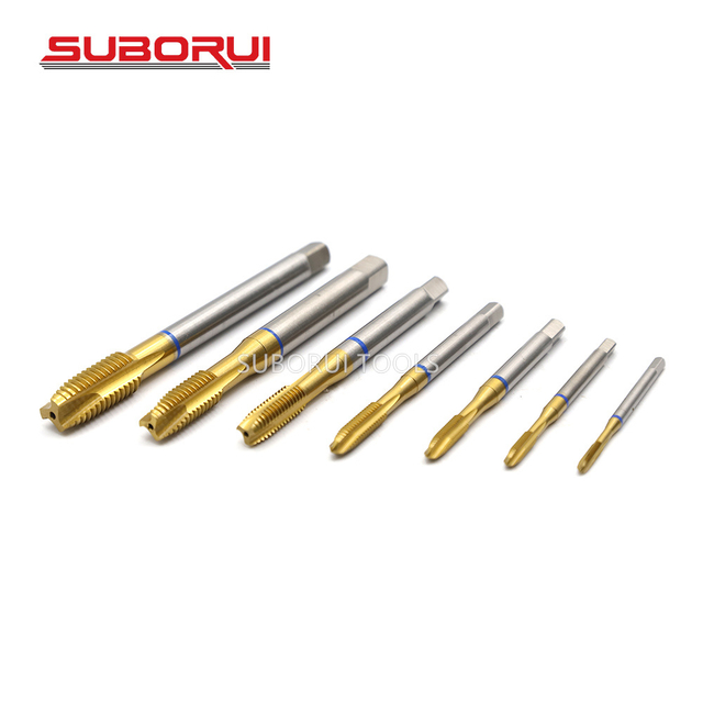 DIN 371 Titanium Spiral Pointed Tips HSS Machine Tap Set