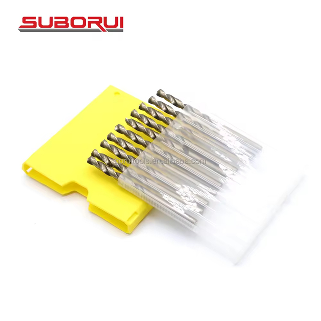 10PCS 6mm M35 HSS Cobalt Metal Drill Bit Set for Hard Metal