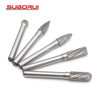 1/4 Inch 6.35mm Shank Double Cut Tungsten Carbide Rotary Burrs Bits