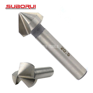 High Speed Steel 3 Flute 90 Degree M2 Steel Countersink Drill Bit 