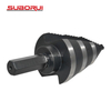 7/8" - 1-3/8" High Speed Steel M2 3/8-Inch Hex Shank 3-Step Core Drill Bit for Metal