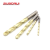 High Speed Steel Cobalt Drill Bits for Metal and Steel with Industrial Grade Titanium Zirconium Nitride ZrN-A