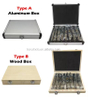 118° Standard Point 8PCS HSS M2 6542 Reduced Shank Twist Drill Bit Set