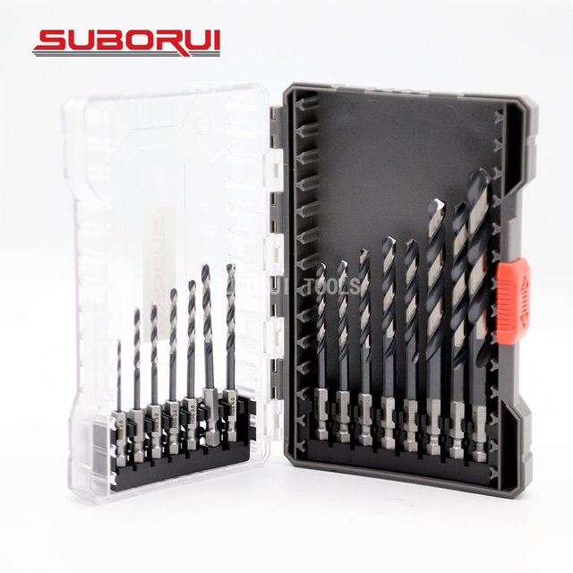 Split Point M2 High Speed Steel Hex Shank Drill Bit Set for Metal Steel
