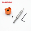 HSS Brad Point Wood Countersink Drill Bit with Adjustable Depth Stop and No-Thrust Ball Bearing