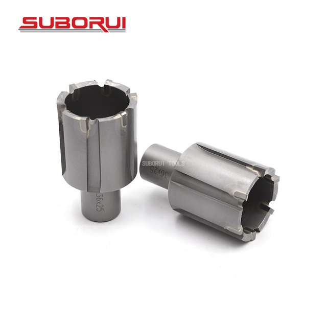 TCT 1-Inch Carbide Tipped Railroad Annular Cutting Bits for Toughest Rail Track