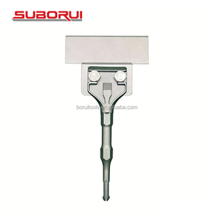Suborui Extra Long SDS Plus Wide Flat Scraper Chisel Hammer Bit 