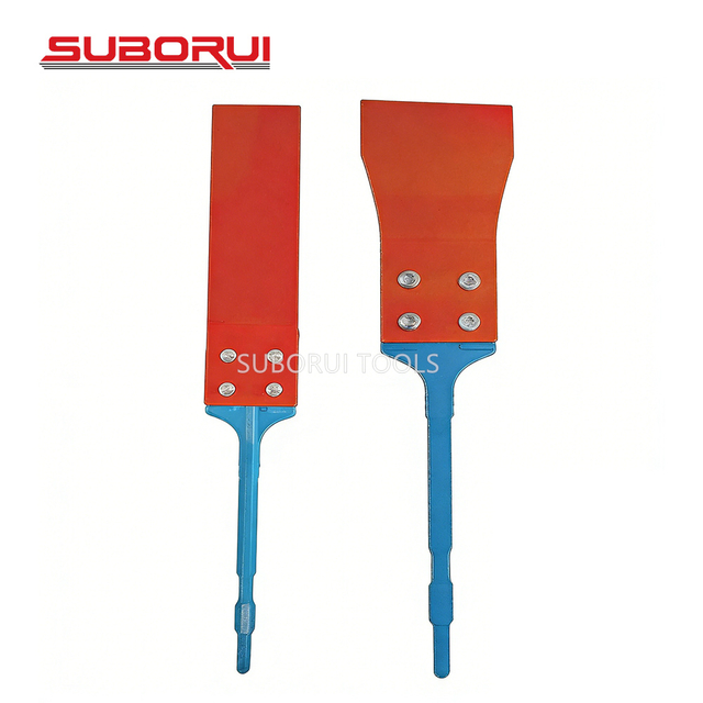 Suborui SDS Plus Shank Narrow & Wide Flat Blade Scraper Chisel Bit 